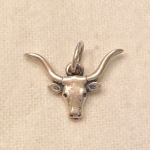 James Avery Sterling Silver Longhorn Charm